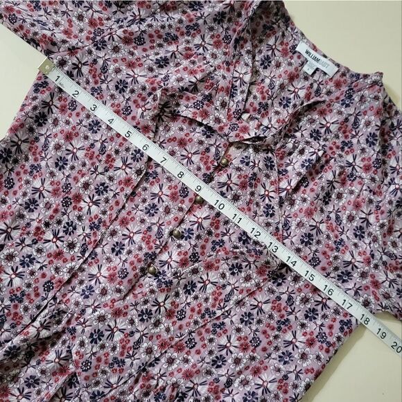 William Rast Women's Destiny Floral Ruffled Blouse - Picture 6 of 16
